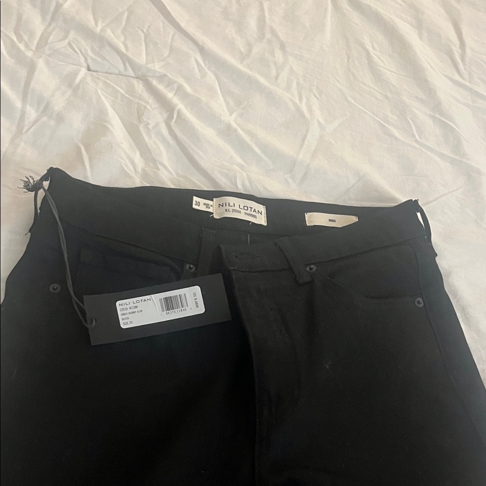 Nili Lotan Classic Black Denim